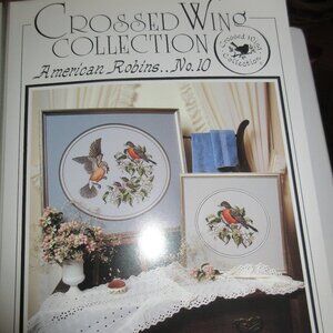 Crossed Wing Collection American Robins no. 10